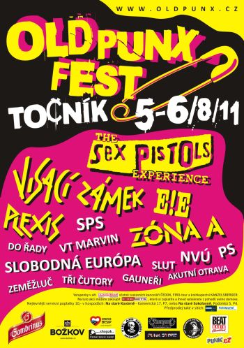 Old punk fest Točník – plakát
